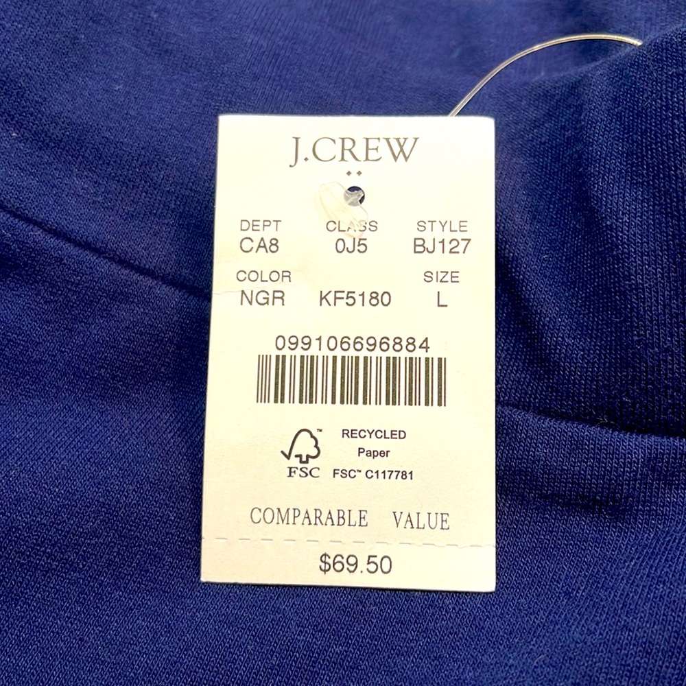 Jcrew color block side stripped joggers.